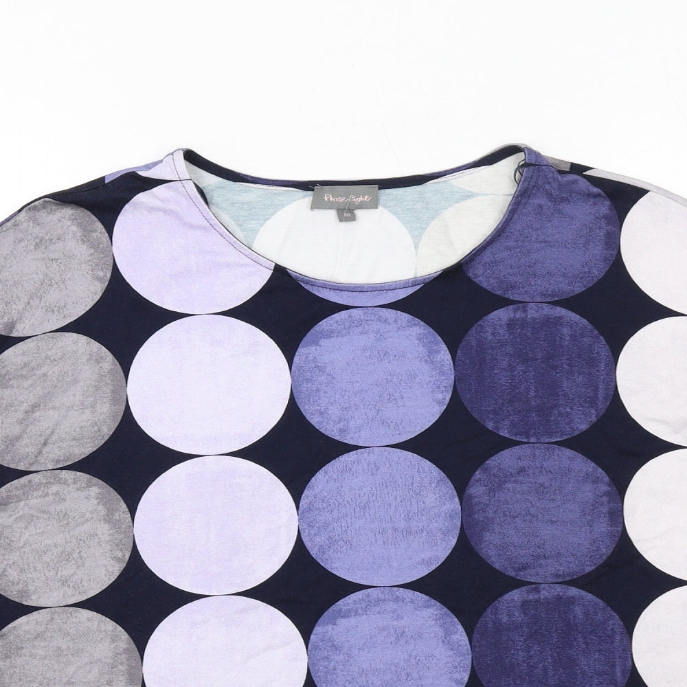 Womens UK Size 10 Phase Eight Blue Basic Blouse