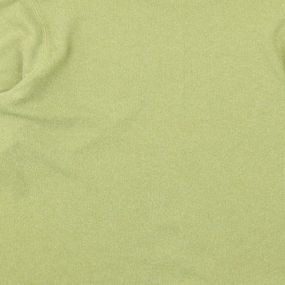 BHS Womens Green Round Neck Polyester Pullover Jumper Size 12