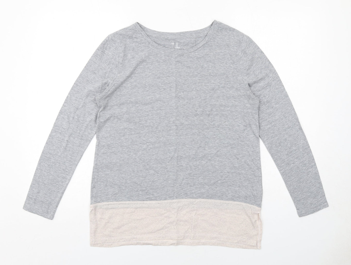 Womens UK Size S Gap Grey Basic T-Shirt