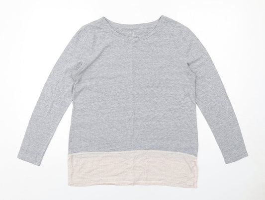 Womens UK Size S Gap Grey Basic T-Shirt