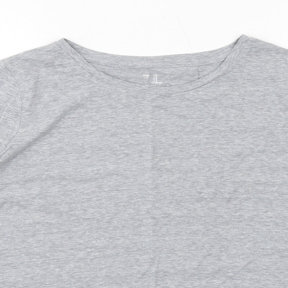 Womens UK Size S Gap Grey Basic T-Shirt