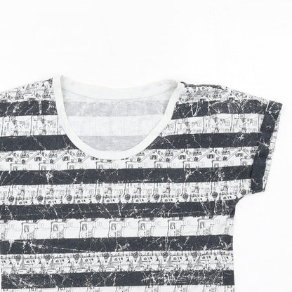 Womens UK Size 6 Marks and Spencer Black Basic T-Shirt