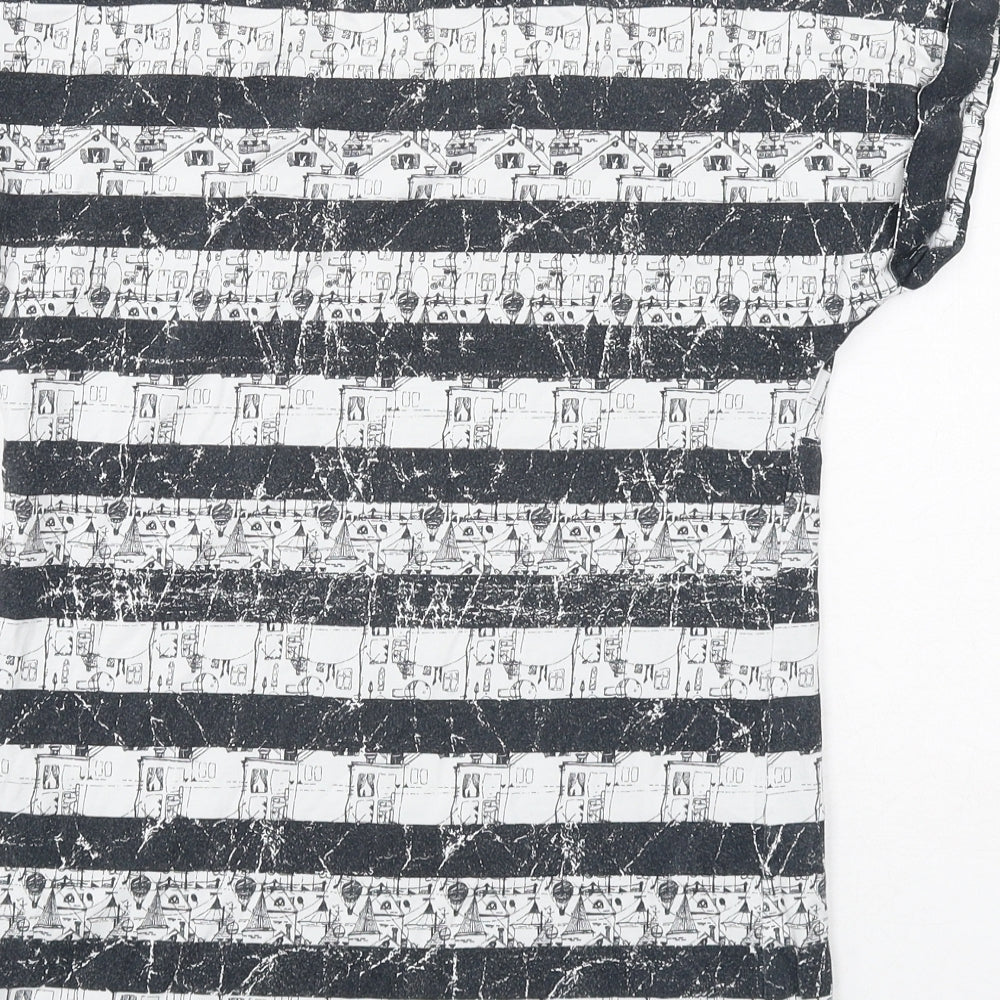 Womens UK Size 6 Marks and Spencer Black Basic T-Shirt