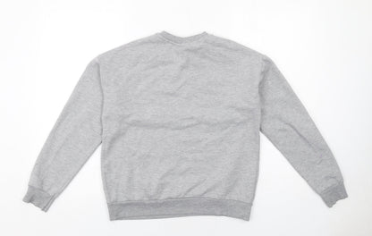 Womens UK Size 2XS Disney Grey Pullover Sweatshirt