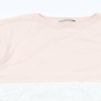 Womens UK Size S Zara Pink Pullover Jumper