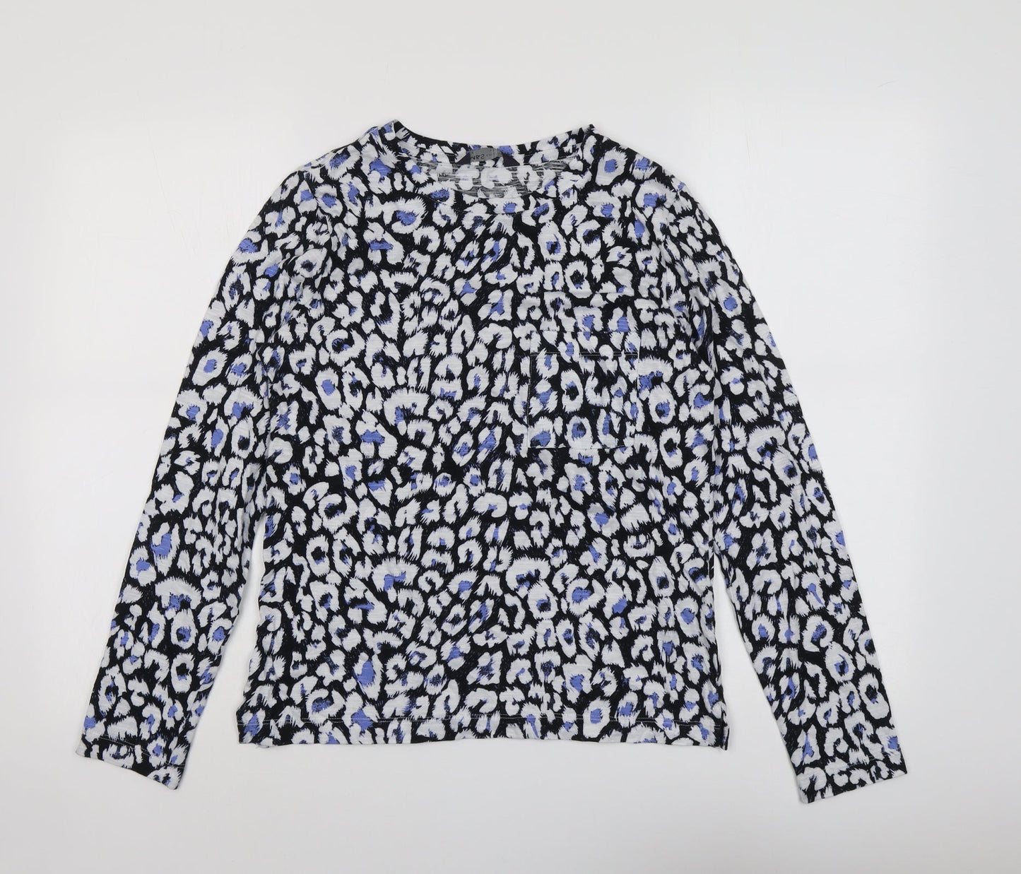 Womens UK Size 6 Marks and Spencer Blue Basic Blouse