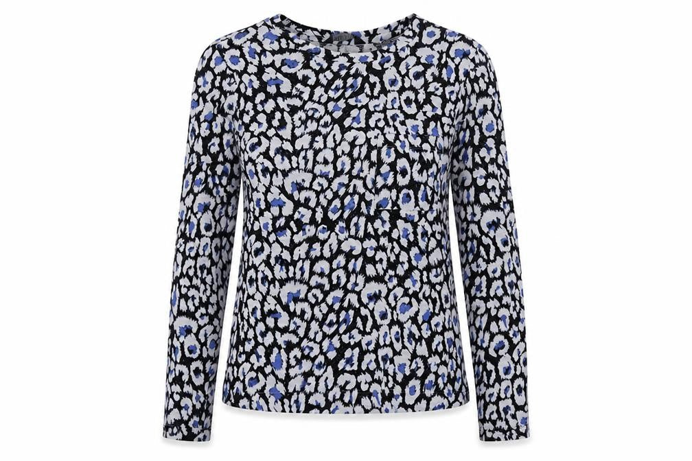 Womens UK Size 6 Marks and Spencer Blue Basic Blouse