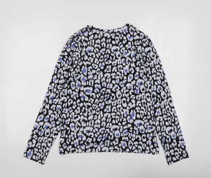 Womens UK Size 6 Marks and Spencer Blue Basic Blouse