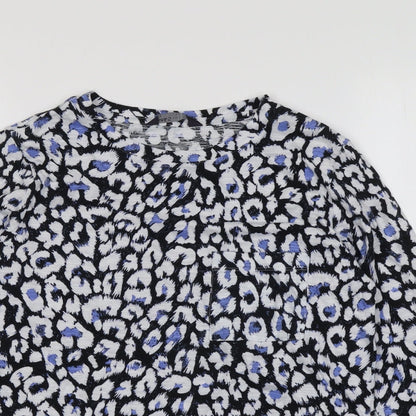 Womens UK Size 6 Marks and Spencer Blue Basic Blouse