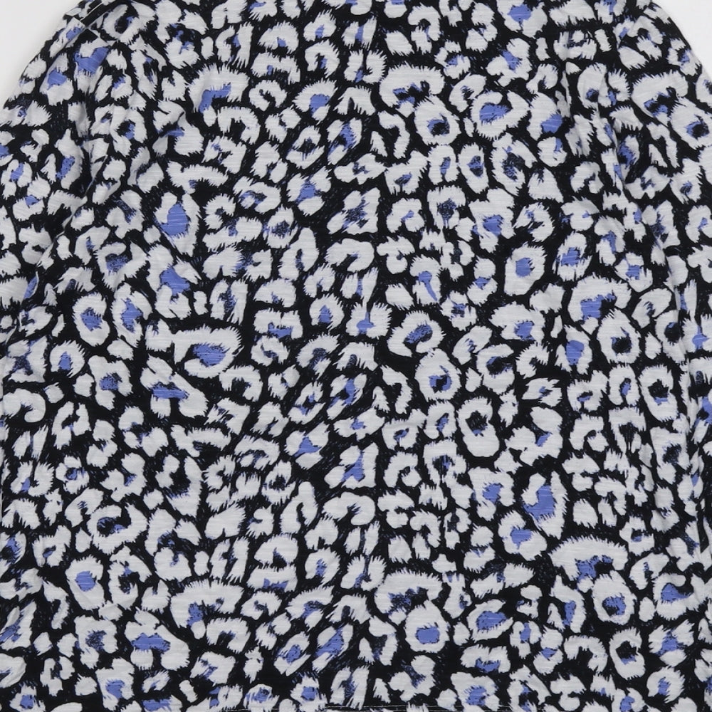 Womens UK Size 6 Marks and Spencer Blue Basic Blouse
