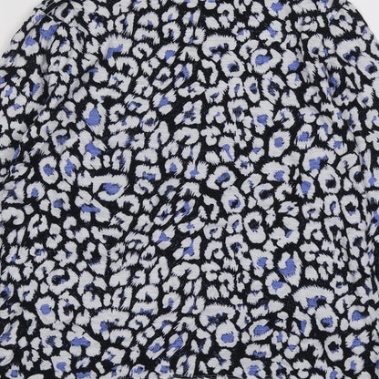 Womens UK Size 6 Marks and Spencer Blue Basic Blouse