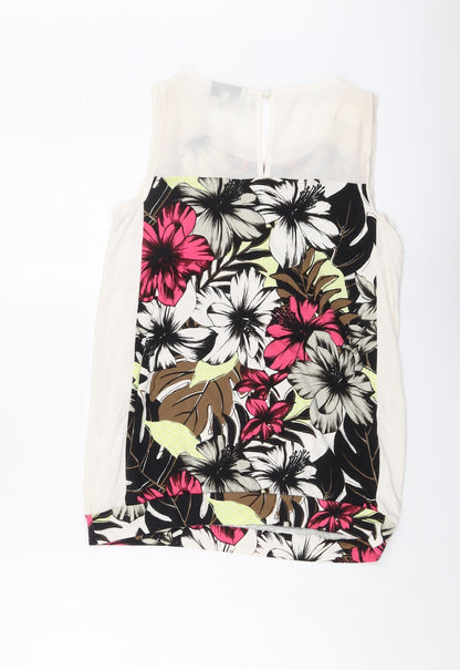 Womens UK Size 12 NEXT Multicoloured Basic Tank