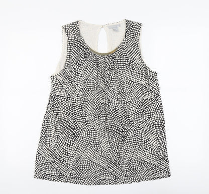 Womens UK Size M H&M Beige Basic Tank