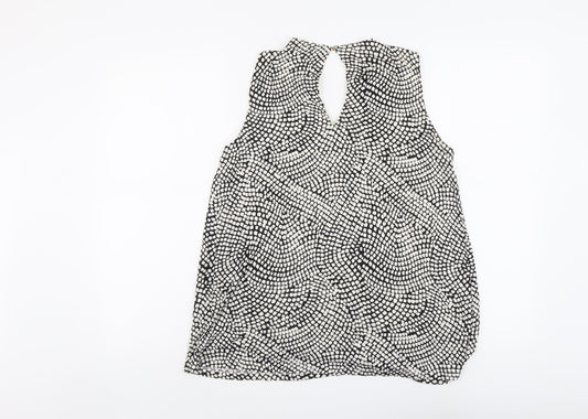 Womens UK Size M H&M Beige Basic Tank