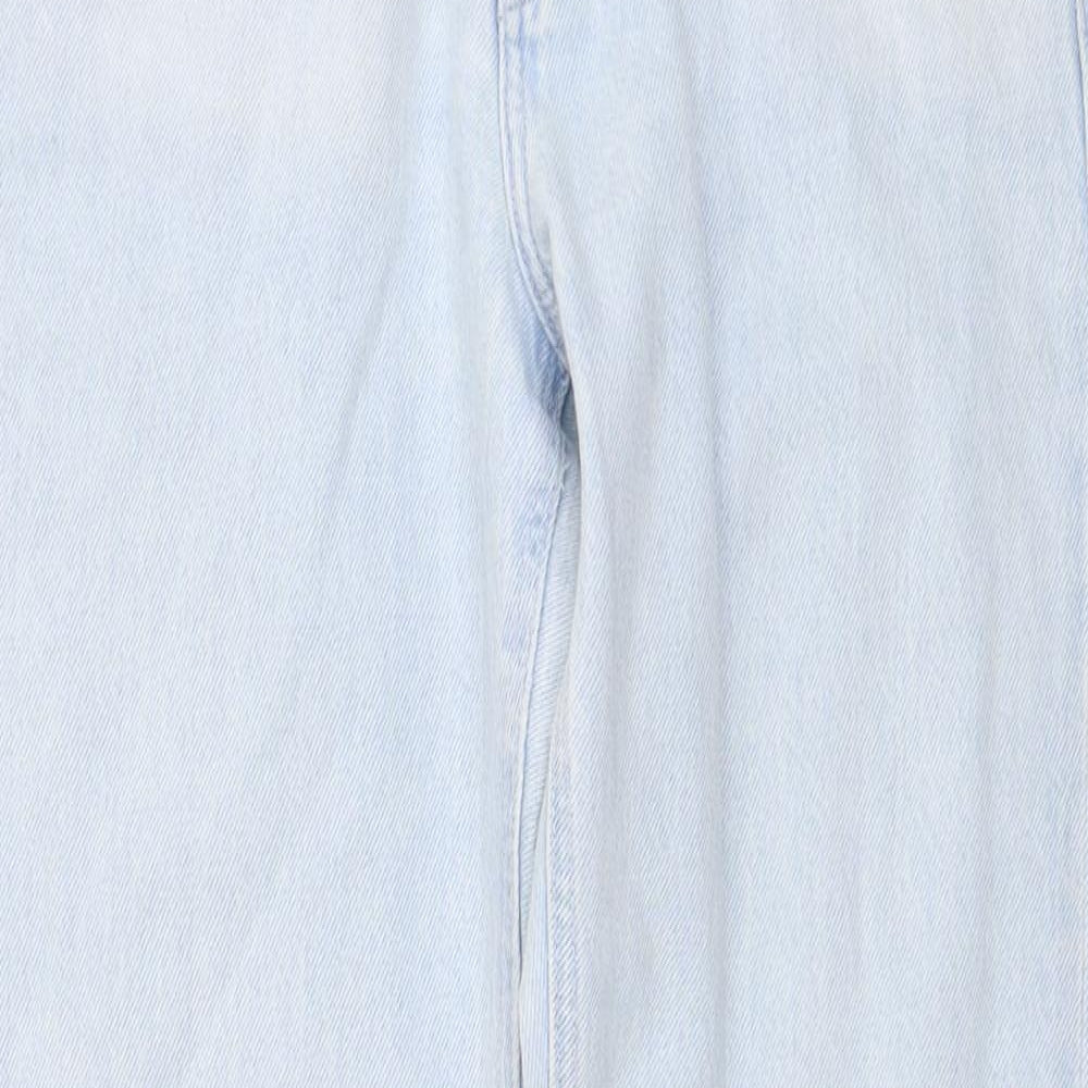 Womens UK Size 10 RESERVED Regular Fit Straight Blue Jeans