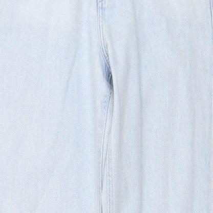 Womens UK Size 10 RESERVED Regular Fit Straight Blue Jeans
