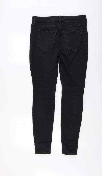 Womens UK Size 30 in Gap Regular Fit Skinny Black Jeans