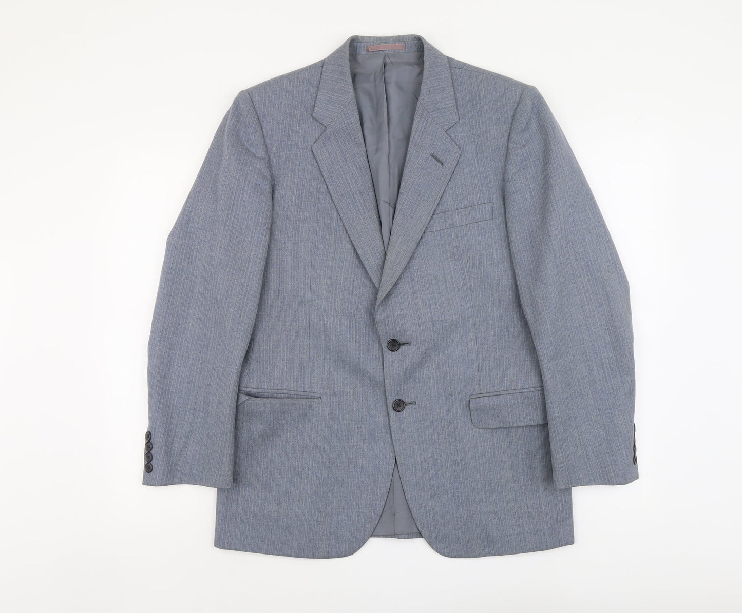 Mens UK Size 38 Marks and Spencer Regular Blue Suit Jacket