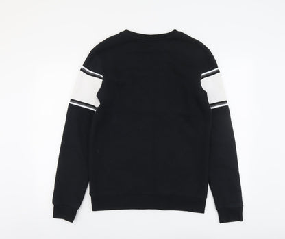 PRÉ London Mens Black Cotton Pullover Sweatshirt Size XS