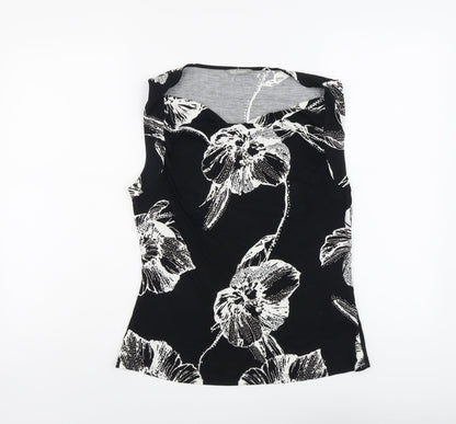 Womens UK Size 12 Marks and Spencer Black Basic Tank