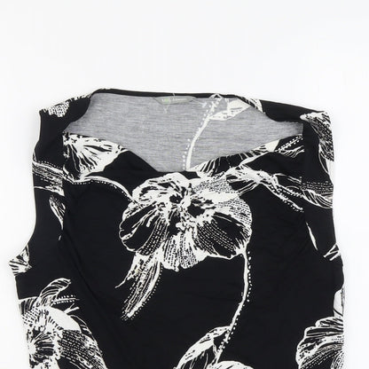 Womens UK Size 12 Marks and Spencer Black Basic Tank
