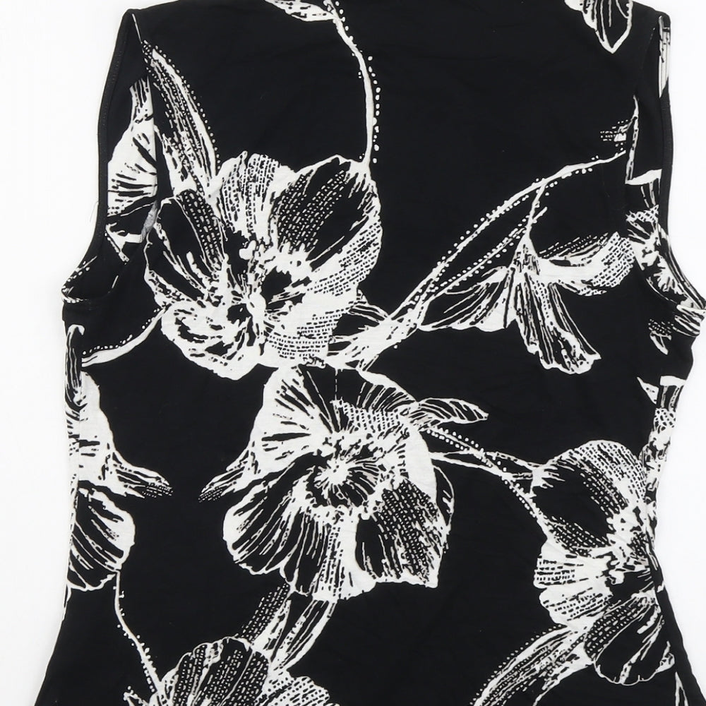Womens UK Size 12 Marks and Spencer Black Basic Tank