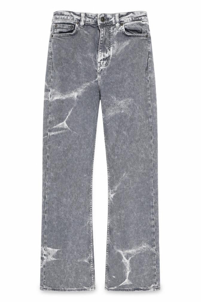 Womens UK Size S Motel Regular Fit Straight Grey Jeans