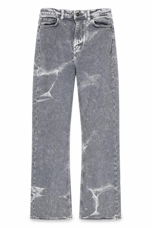 Womens UK Size S Motel Regular Fit Straight Grey Jeans