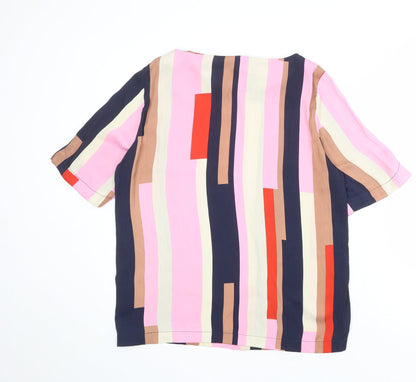 Womens UK Size L VERO MODA Multicoloured Basic Blouse