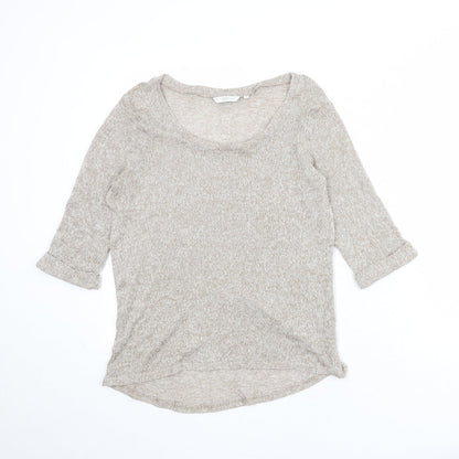 Womens UK Size 12 New Look Beige Pullover Jumper