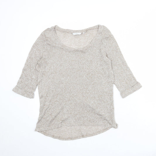 Womens UK Size 12 New Look Beige Pullover Jumper