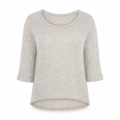 Womens UK Size 12 New Look Beige Pullover Jumper