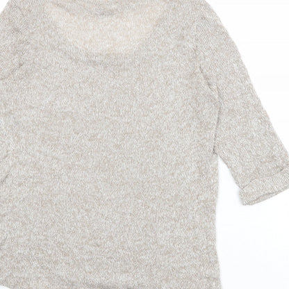 Womens UK Size 12 New Look Beige Pullover Jumper