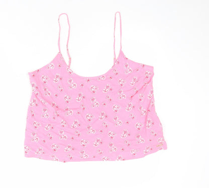Womens UK Size 16 Marks and Spencer Pink Basic Tank
