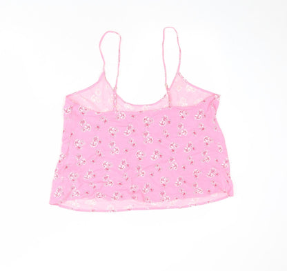 Womens UK Size 16 Marks and Spencer Pink Basic Tank