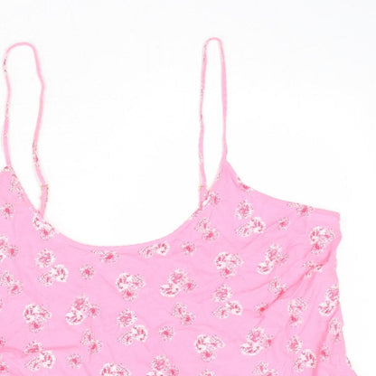 Womens UK Size 16 Marks and Spencer Pink Basic Tank