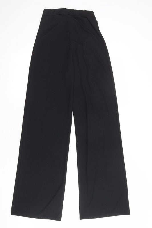 Nasty Gal Womens Black Polyester Dress Pants Trousers Size 10 Regular