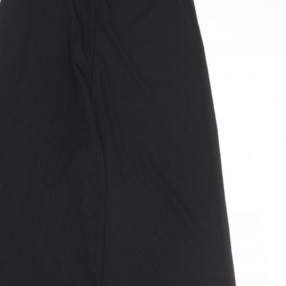 Nasty Gal Womens Black Polyester Dress Pants Trousers Size 10 Regular