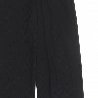 Nasty Gal Womens Black Polyester Dress Pants Trousers Size 10 Regular