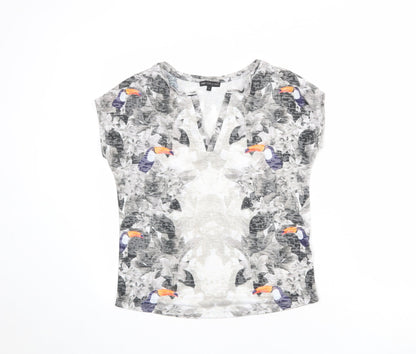 Womens UK Size 8 NEXT Multicoloured Basic T-Shirt