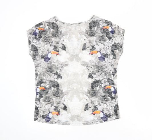 Womens UK Size 8 NEXT Multicoloured Basic T-Shirt
