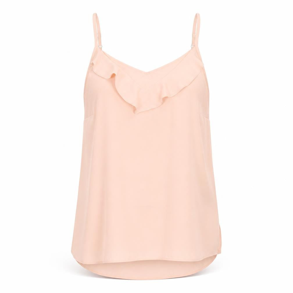 Womens UK Size 16 Evans Pink Basic Tank