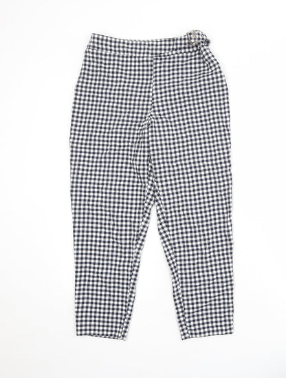 Womens UK Size 6 ASOS Regular Fit Carrot Blue Trousers