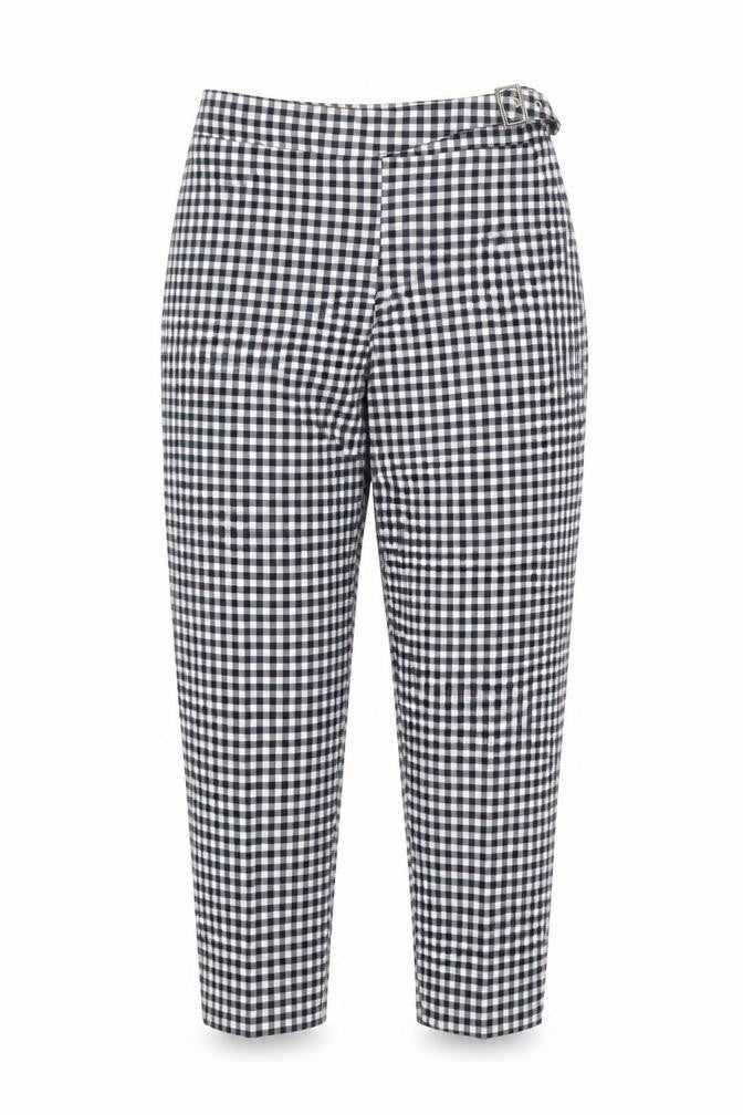 Womens UK Size 6 ASOS Regular Fit Carrot Blue Trousers