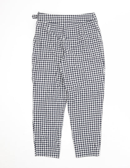 Womens UK Size 6 ASOS Regular Fit Carrot Blue Trousers