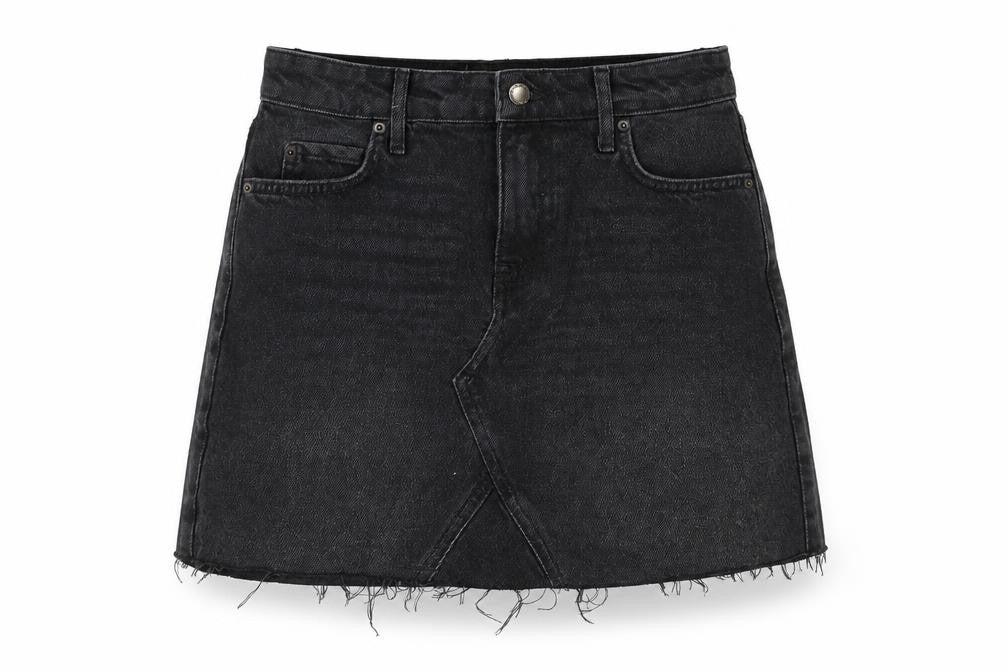 Womens UK Size 8 Miss Selfridge A-Line Denim Skirt
