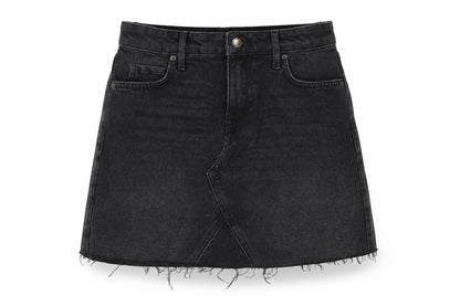 Womens UK Size 8 Miss Selfridge A-Line Denim Skirt