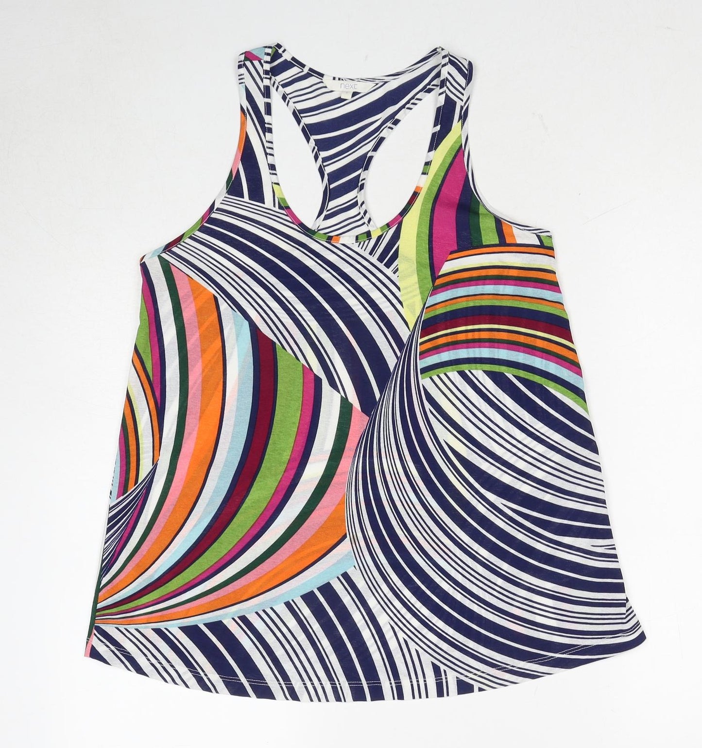 Womens UK Size 8 NEXT Multicoloured Basic Tank