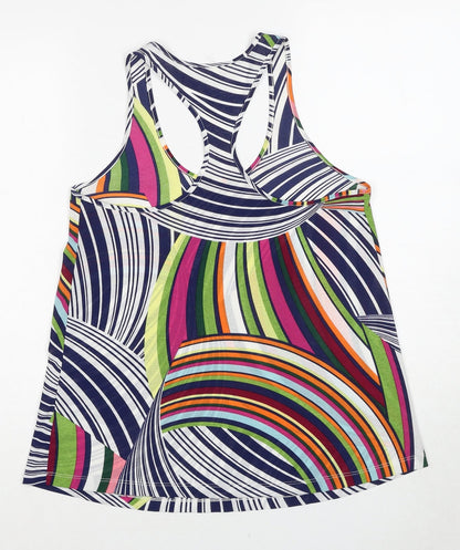 Womens UK Size 8 NEXT Multicoloured Basic Tank
