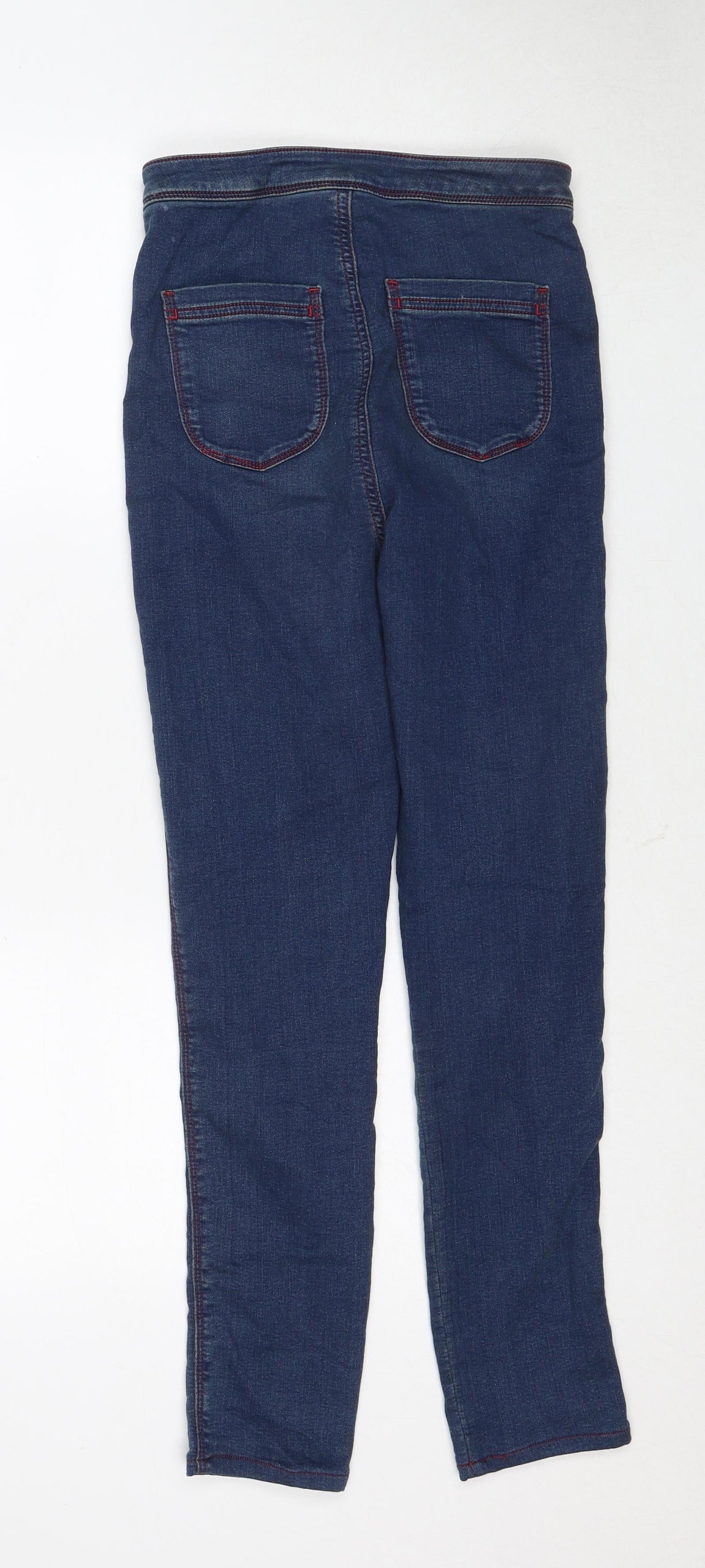 ASOS Womens Blue Cotton Skinny Jeans Size 28 in L32 in Regular Zip